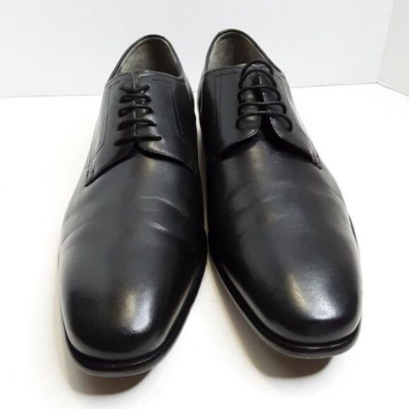 Hugo Boss Men\'s Oxford Black Shoes size 12M